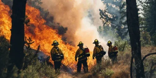 wildfire smoke particles