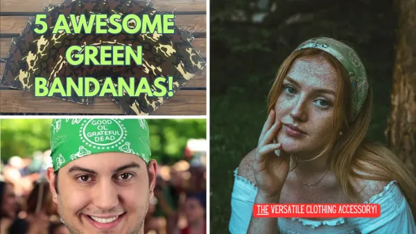 Bandana Bonanza: A Green Bandana to Dominate the Scene